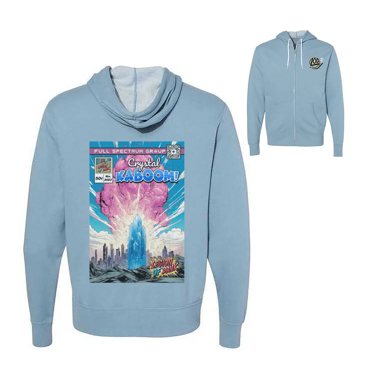 LOD Crystal Kaboom Zip Up
